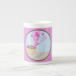 Tea-Cup mit Tee-Dampfbad China Design Porzellantasse