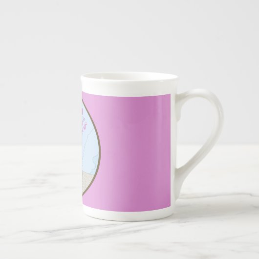 Tea-Cup mit Tee-Dampfbad China Design Porzellantasse (Rechts)