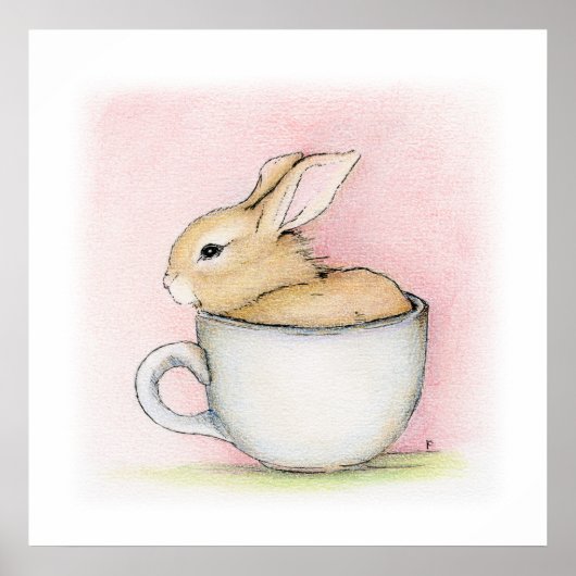 Tea Cup Print - BEST OF ZAZZLE WOCHE 45 2010 Poster (Vorne)