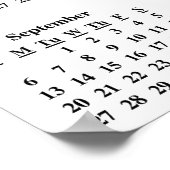 Tea Cup & Saucer Wall Kalender 2015 Poster (Ecke)