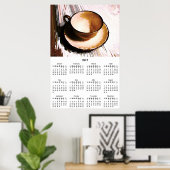 Tea Cup & Saucer Wall Kalender 2015 Poster (Heimbüro)