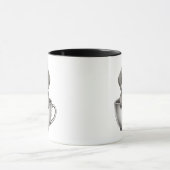 Tea Cup Silber Labrador Retriever Welpe Tasse (Zentrum)
