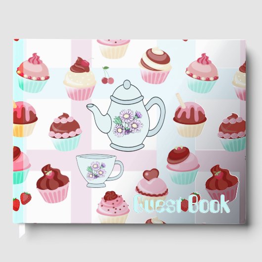 Tea & Cupcakes Gästebuch (Vorderseite)