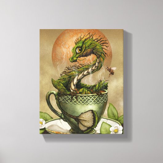 Tea Dragon 8x10 Canvas Print Leinwanddruck (Vorderseite)