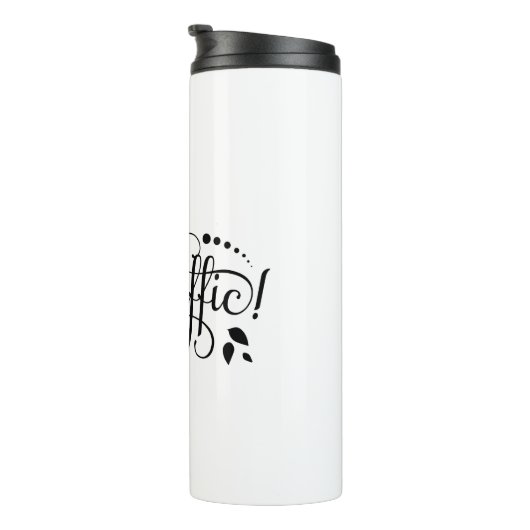 Tea Drinker, Geschenk für Tee Lover Thermosbecher (Nach rechts gedreht)