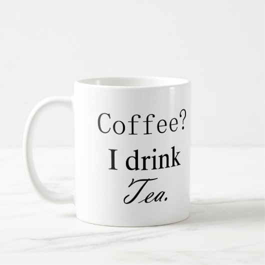 Tea Drinker-Tasse Kaffeetasse (Links)