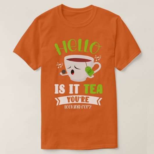 Tea Drinker Tee Lover auf der Suche nach (Design vorne)
