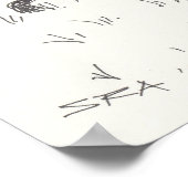 Tea Drinking Poster (Ecke)