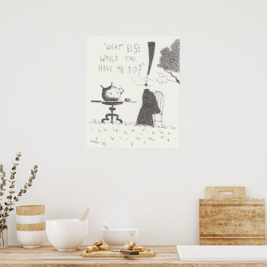 Tea Drinking Poster (Küche)