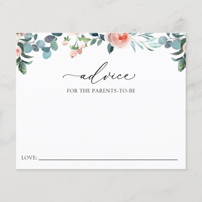 Tea-Duschberatungskarte für die Eltern (Vorderseite)