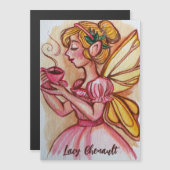 Tea Fairy Magneteinladung (Vorne/Hinten)
