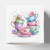 Tea for Two Elegant Girl's Birthday Party Geschenkschachtel (Oben)