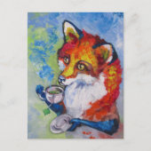 Tea Fox Postkarte (Vorderseite)