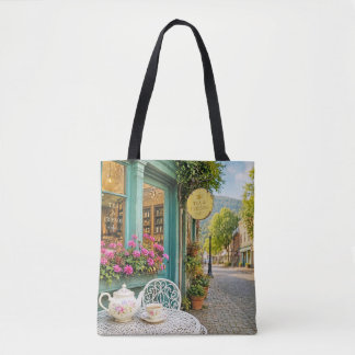 Tea & Friends Café-Tasche – Europäische Straßensze Tasche