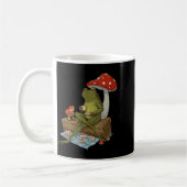 Tea Frog Mushroom Cnic Cute Nature Aesthetic Cotta Kaffeetasse (Links)