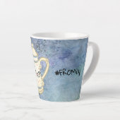 Tea? #FROMily from Fandom Liu Diner Design 12 oz Milchtasse (Rechte Ecke)