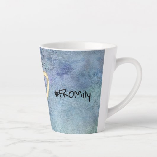 Tea? #FROMily from Fandom Liu Diner Design 12 oz Milchtasse (Rechts)