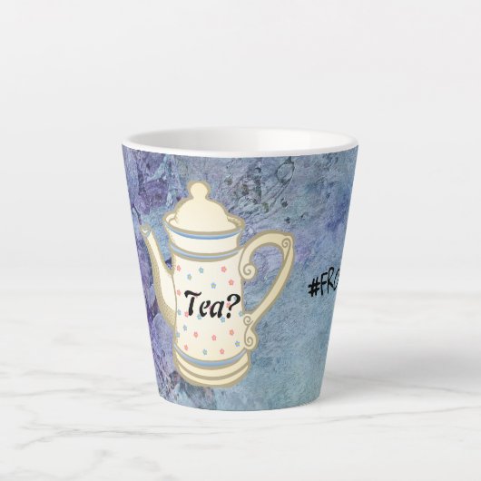 Tea? #FROMily from Fandom Liu Diner Design 12 oz Milchtasse (Vorderseite)