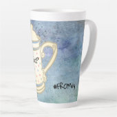 Tea? #FROMily from Fandom Liu Diner Design 17 oz Milchtasse (Rechte Ecke)