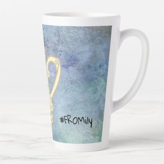 Tea? #FROMily from Fandom Liu Diner Design 17 oz Milchtasse (Rechts)