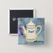 Tea? #FROMily from Fandom Liu Diner Design Button (Vorne & Hinten)