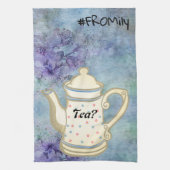 Tea? #FROMily from Fandom Liu Diner Design Geschirrtuch (Vertikal)