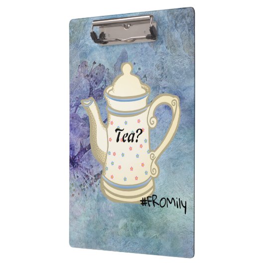 Tea? #FROMily from Fandom Liu Diner Design Klemmbrett (Links)