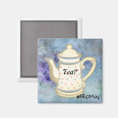 Tea? #FROMily from Fandom Liu Diner Design Magnet (Vorderseite/Rückseite)