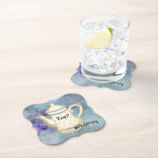 Tea? #FROMily from Fandom Liu Diner Design Untersetzer (Vor Ort)