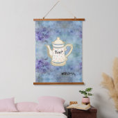 Tea? #FROMily from Fandom Liu Diner Design Wandteppich Mit Holzrahmen (Schlafzimmer)