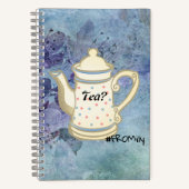 Tea #FROMily von Fandom Liu Diner Zeichnend Journa Notizblock (Vorderseite)