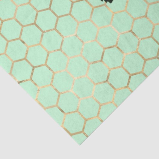 Tea Garden Bee Series Design 32 Seidenpapier (Detail)