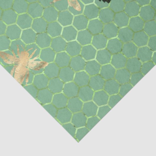 Tea Garden Bee Series Design 36 Seidenpapier (Detail)