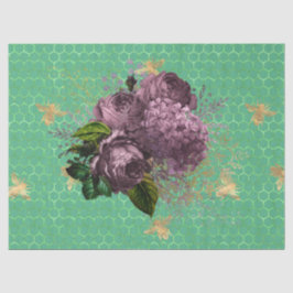 Tea Garden Bee Series Design 36 Seidenpapier