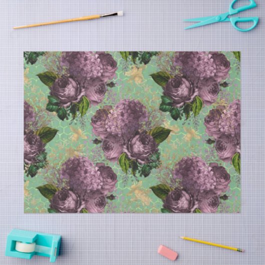 Tea Garden Bee Series Design 46 Seidenpapier (Basteln)