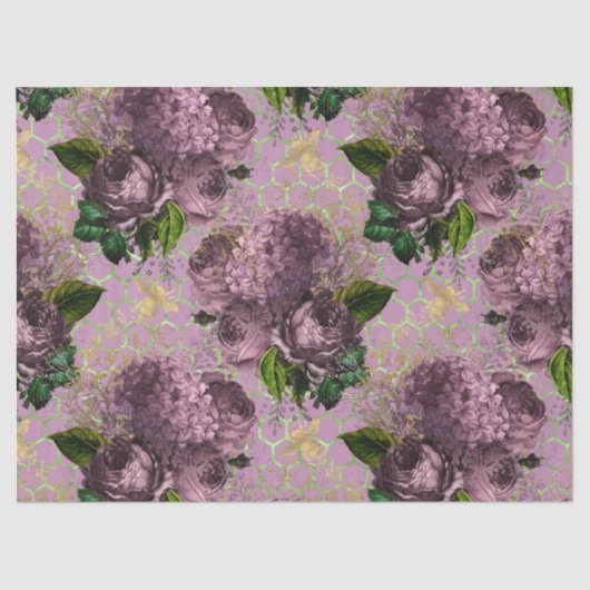 Tea Garden Bee Series Design 47 Seidenpapier (Vorderseite)