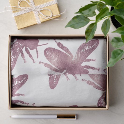 Tea Garden Bee Series Design 49 Seidenpapier (Geschenk)