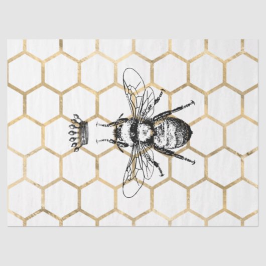 Tea Garden Bee Series Design 55 Seidenpapier (Vorderseite)