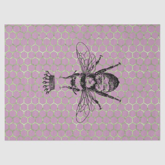 Tea Garden Bee Series Design 59 Seidenpapier (Vorderseite)