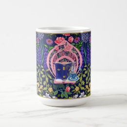 Tea Garden Lesesessel | Rosa | Kaffeetasse