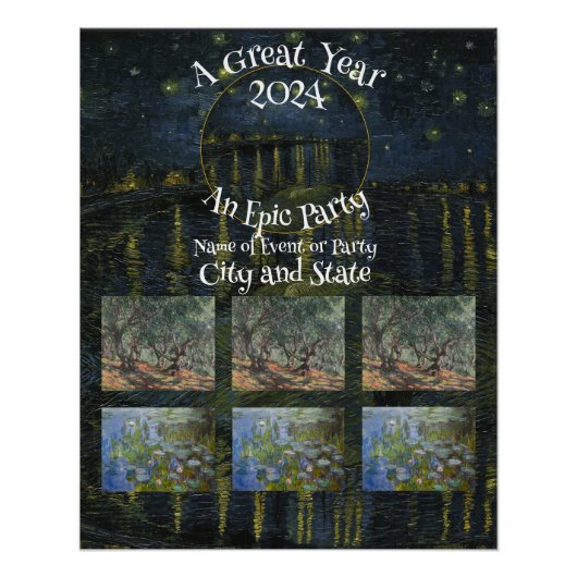 Tea Garden Party Block 2024 Poster (Vorderseite)