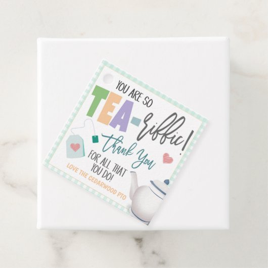 Tea Gift Tags Geschenkanhänger (Beispiel)