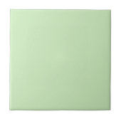 Tea Green Solid Color | Classic | elegant Fliese (Vorderseite)