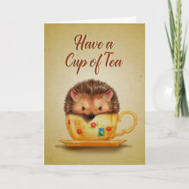 Tea Grußkarte Karte