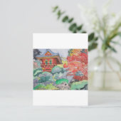 Tea House in San Francisco Postkarte (Stehend Vorderseite)