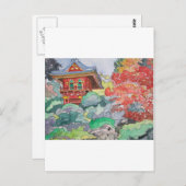 Tea House in San Francisco Postkarte (Vorne/Hinten)