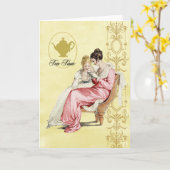 Tea Karte (Gelbe Blume)