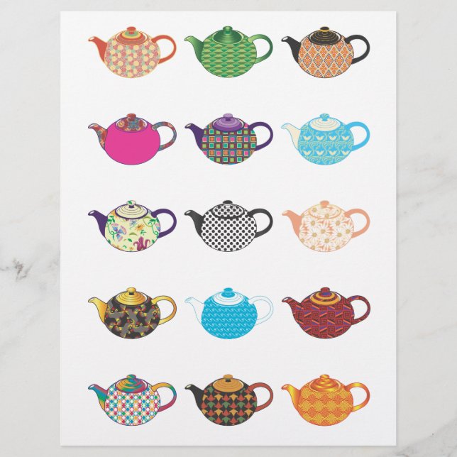 Tea Kettles, mehrfarbig (Vorderseite)