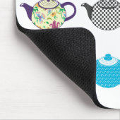 Tea Kettles, mehrfarbig Mousepad (Ecke)