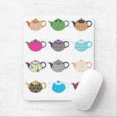Tea Kettles, mehrfarbig Mousepad (Mit Mouse)